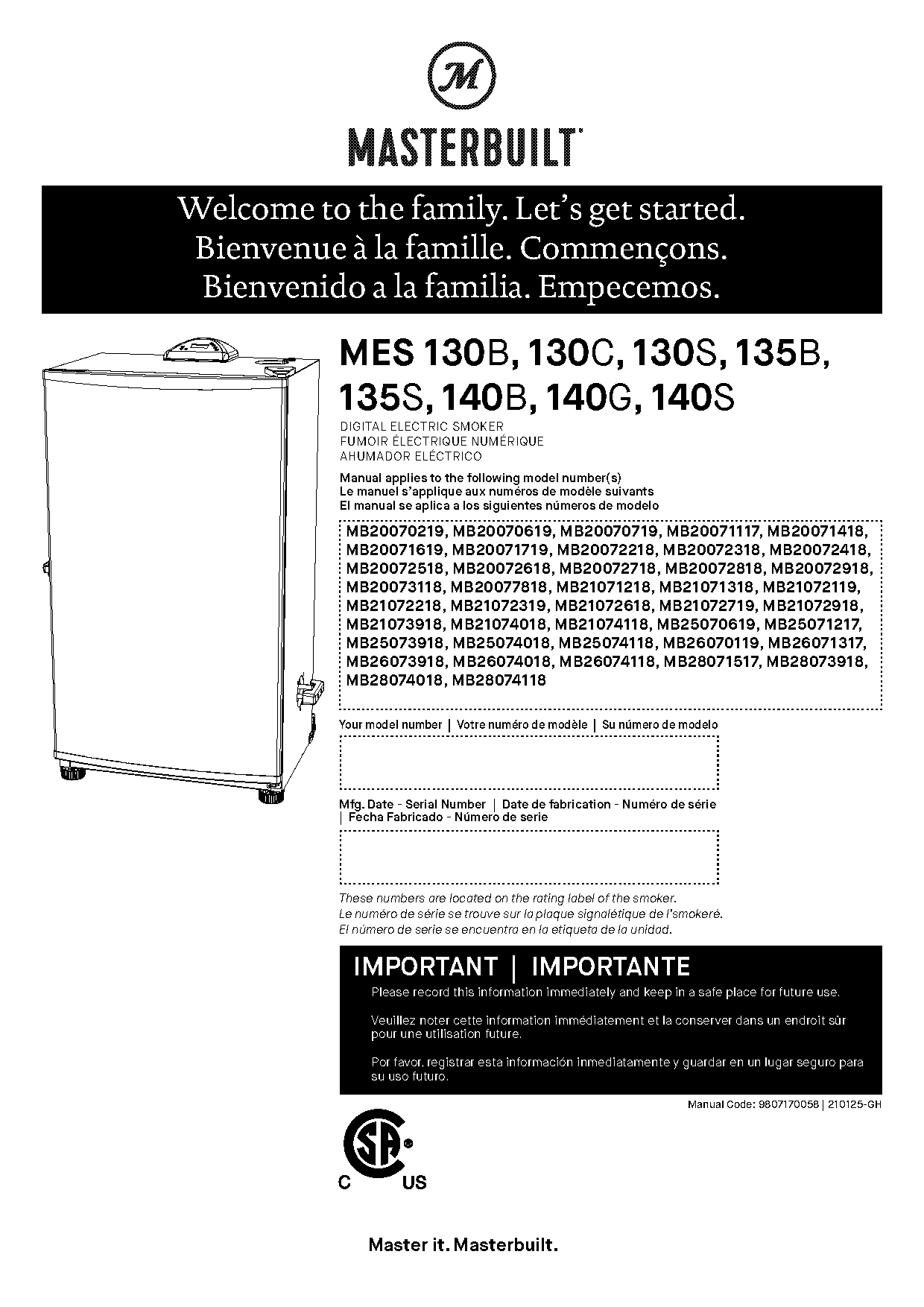 masterbuilt electric smoker cooking instructions