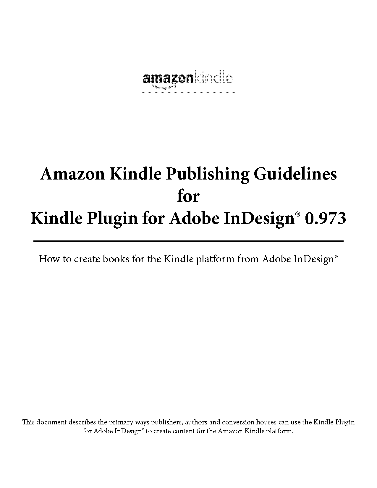 how to create a kindle document