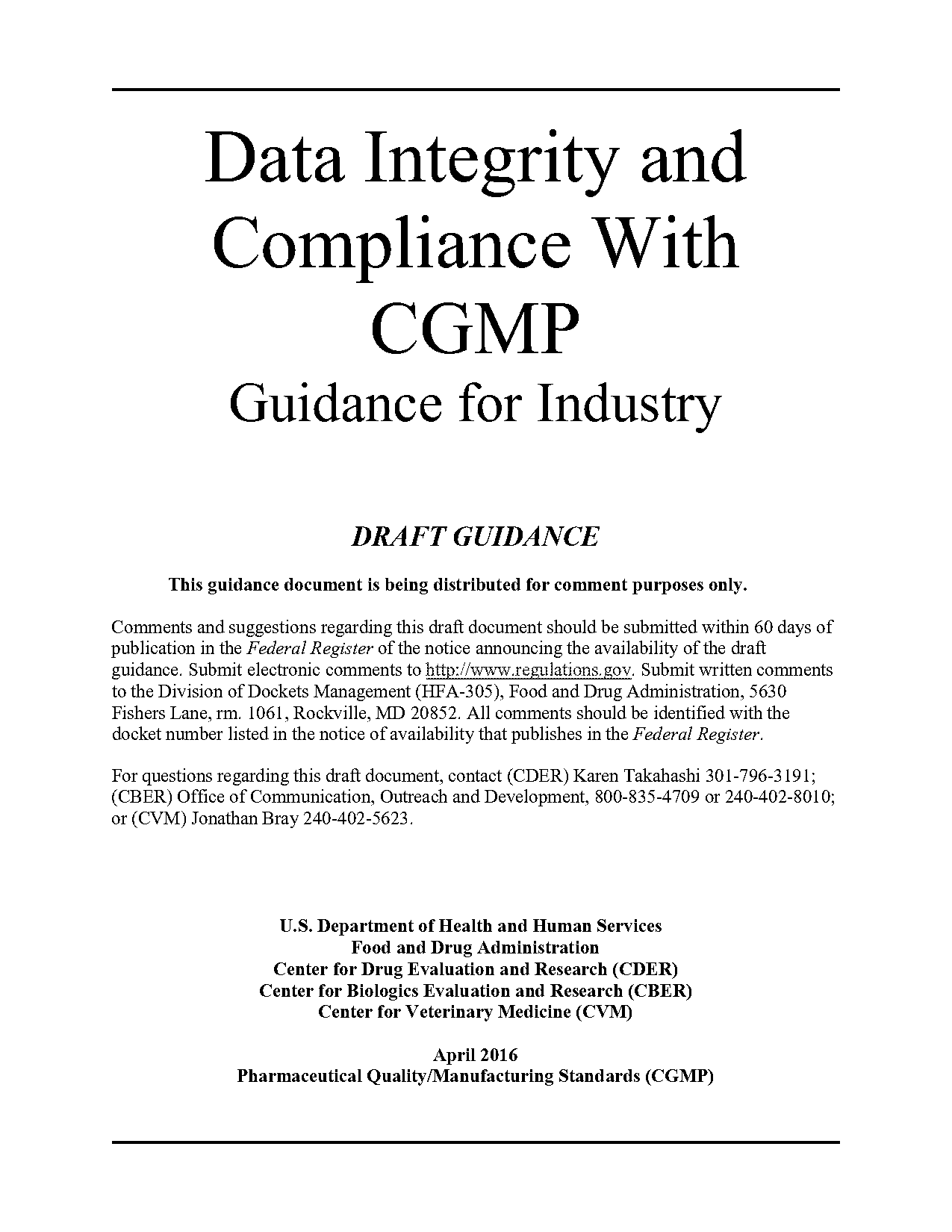 data integrity policy example