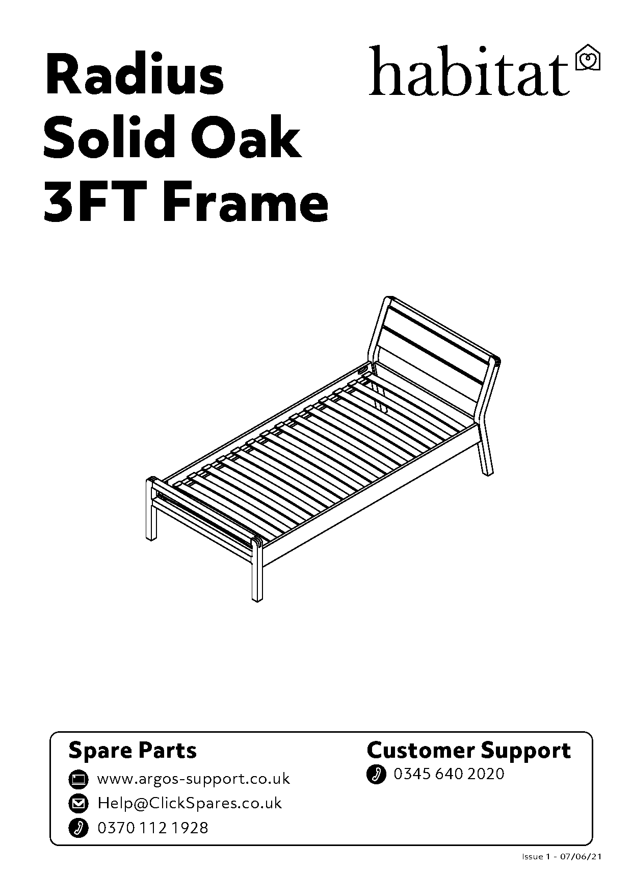 habitat radius bed assembly instructions