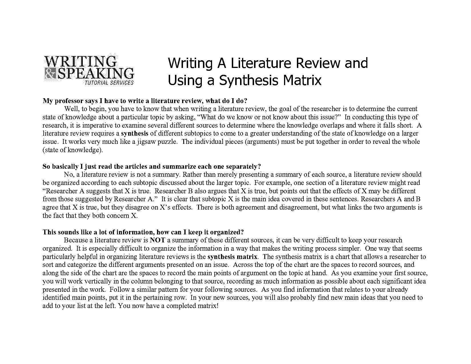 how many articles should be included in a literature review