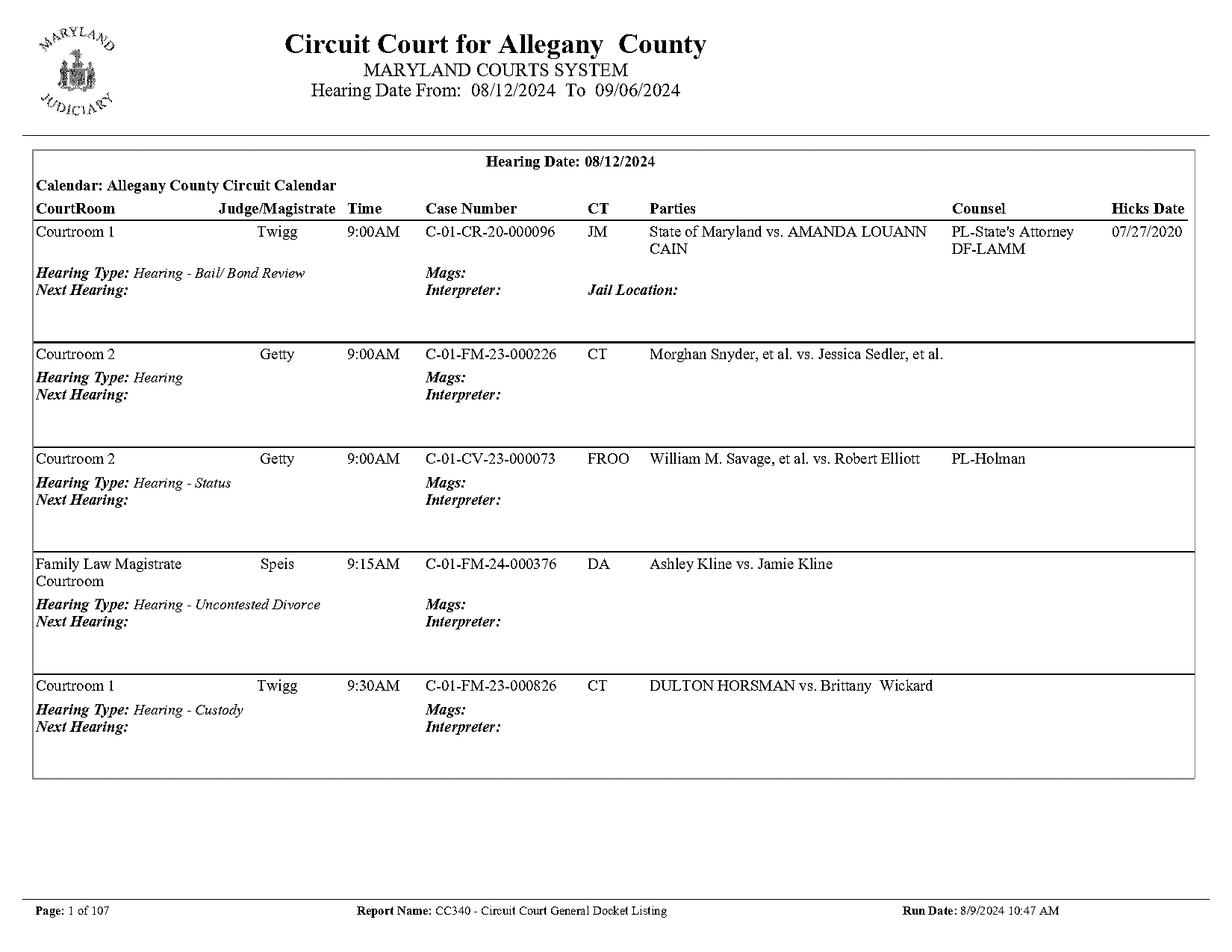 anthony allen hicks warrant carolina