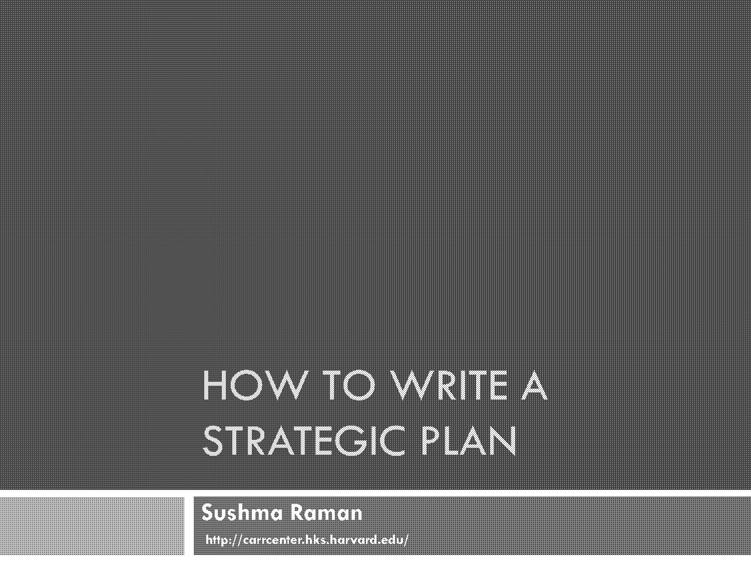 best strategic plan design