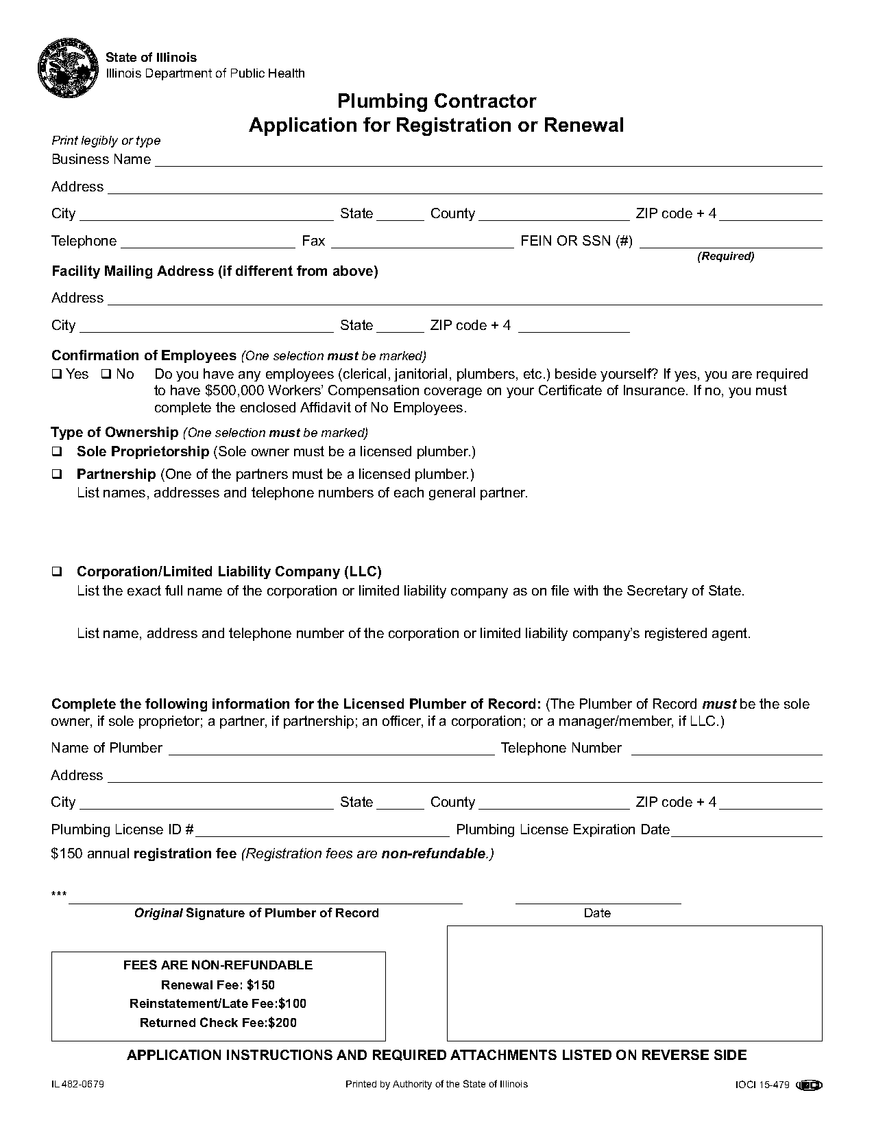 state of illinois license plate renewal cost