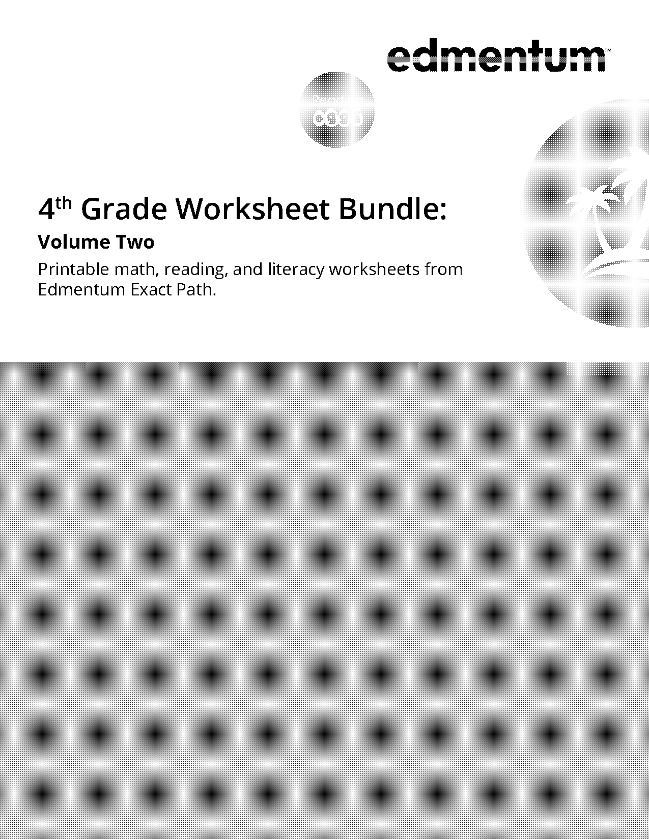 free printable fourth grade geometry worksheets