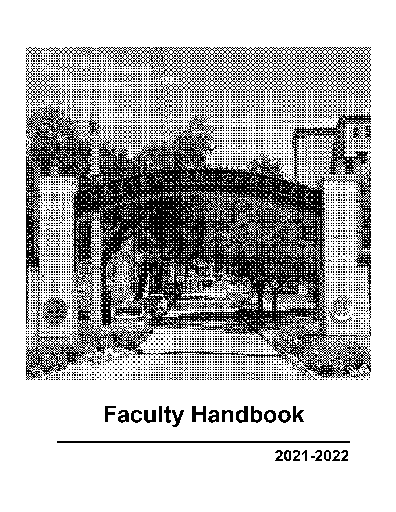 xavier university faculty handbook