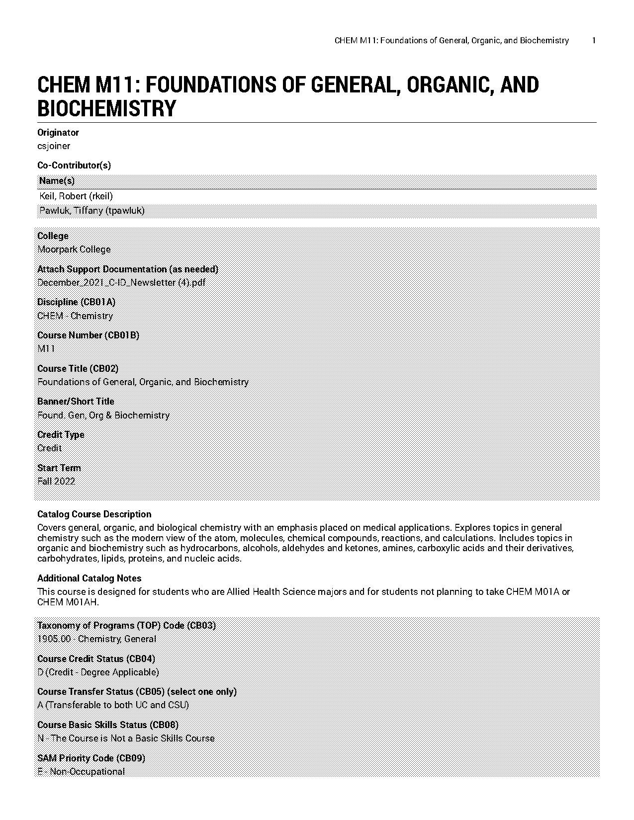 an introduction to general organic and biological chemistry lab manual