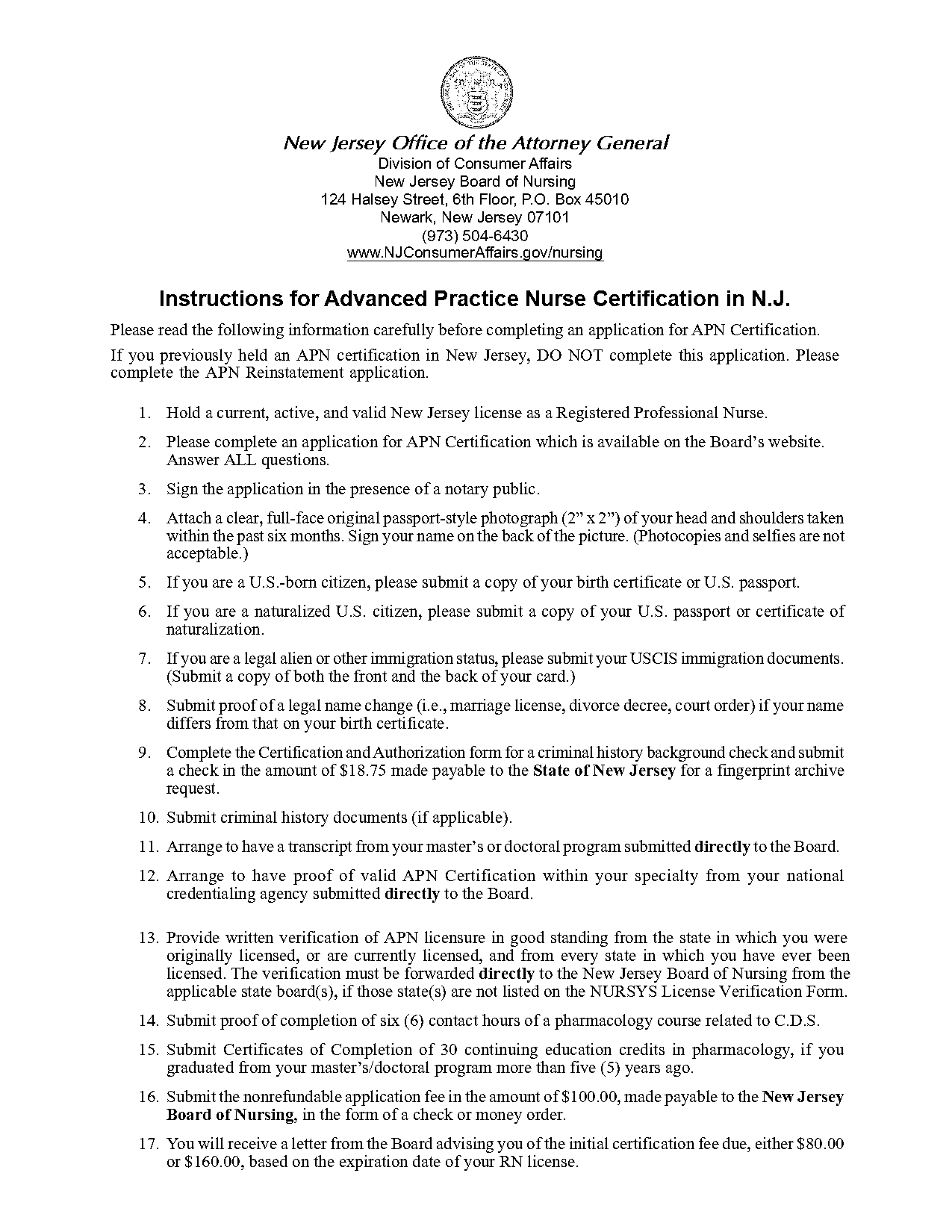 new jersey certified birth certificate application