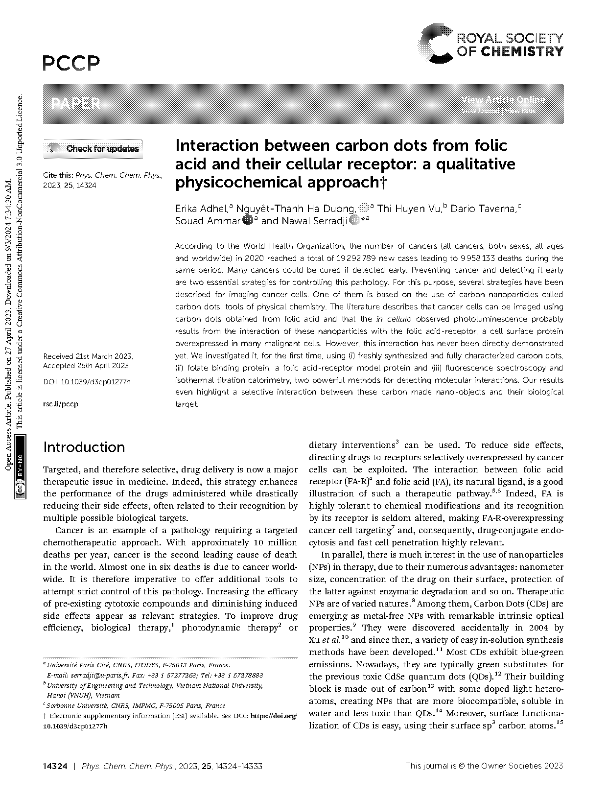 folic acid physical chemical properties