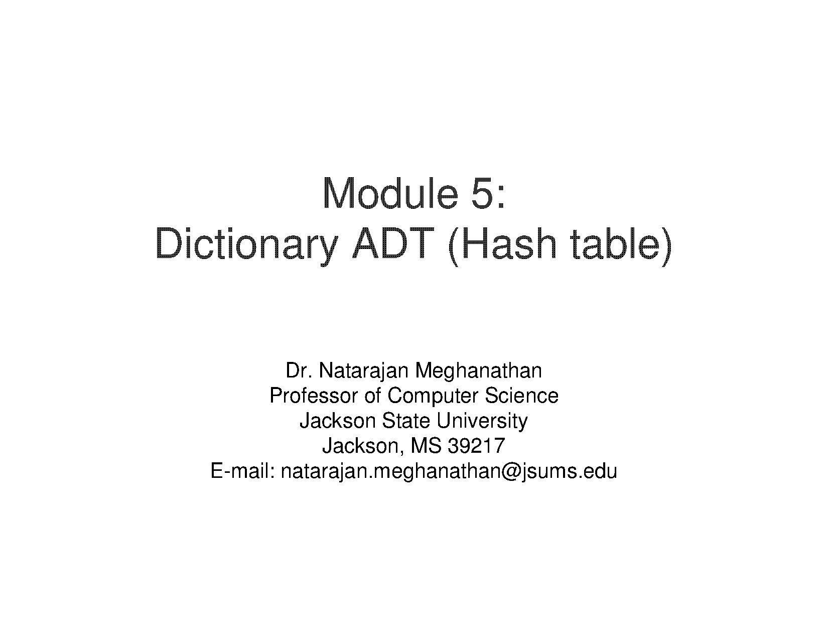 implement dictionary using hash table