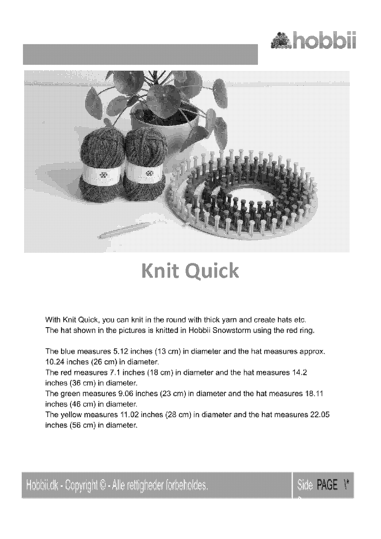 quick knit loom instructions