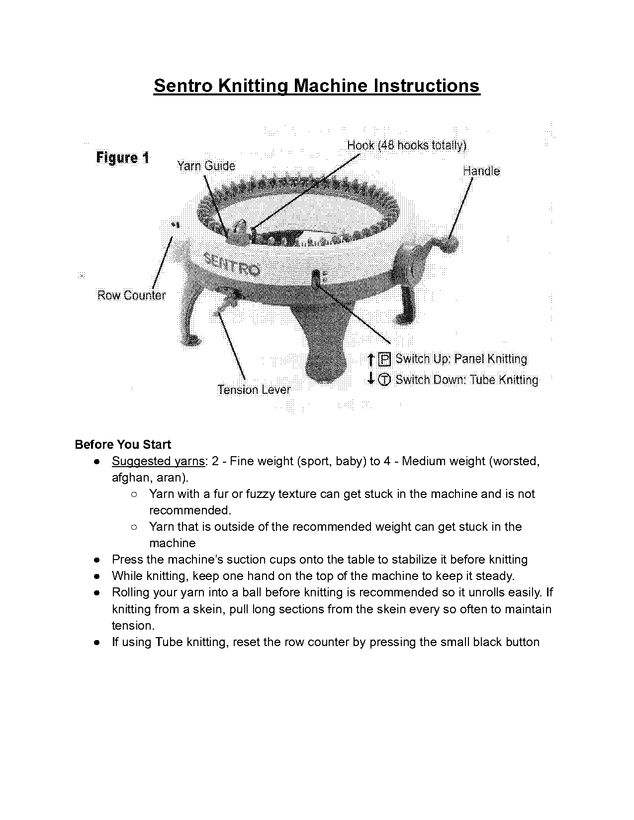 quick knit loom instructions