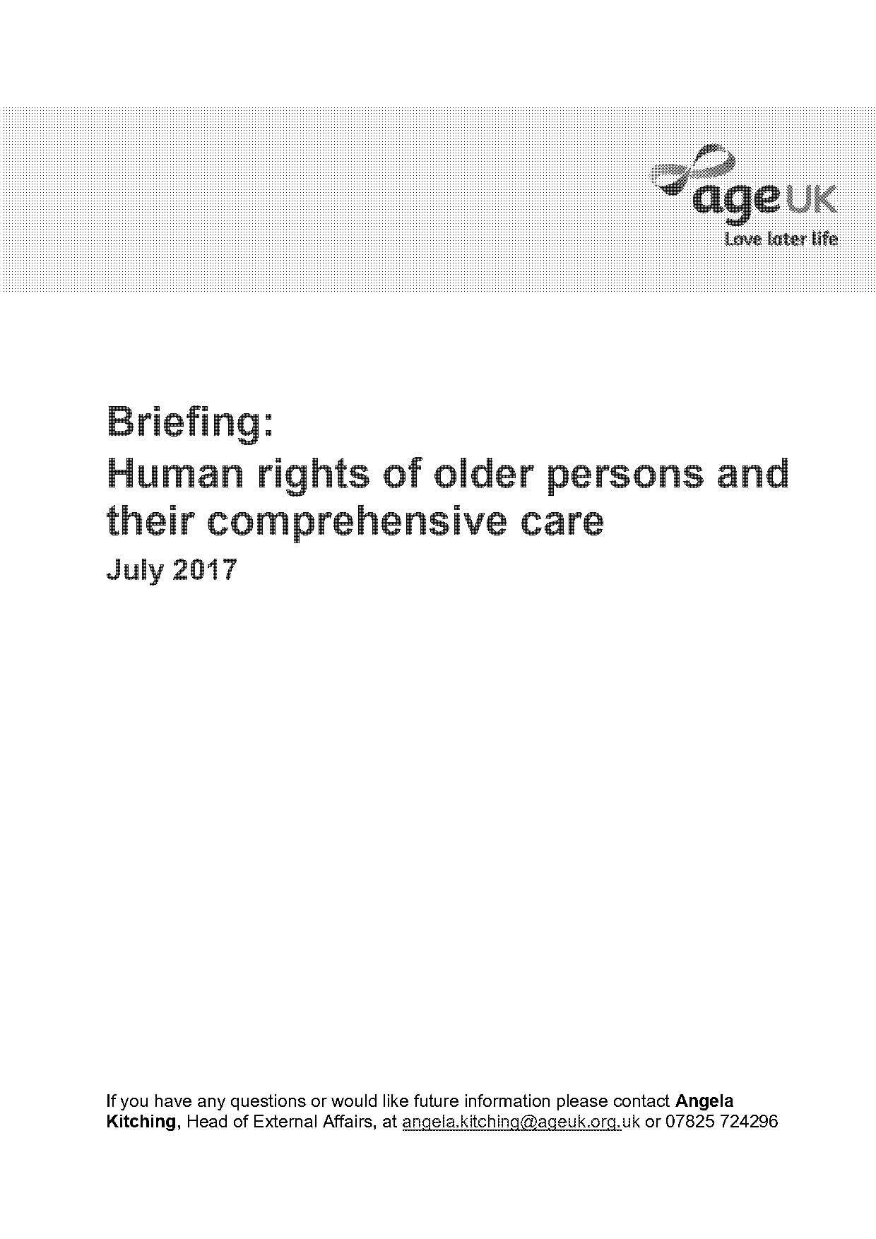 human rights act and the elderly